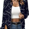 SOLY HUX Soly Hux Women'S Casual Print Zip Up Long Sleeve Bomber Jacket | Coats, Jackets & Vests