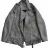 LY VAREY LIN Ly Varey Lin Women Faux Leather Jacket Lapel Collar Motorcycle Zip Up Long Sleeve Motor Biker Short Coat Jacket | Coats, Jackets & Vests