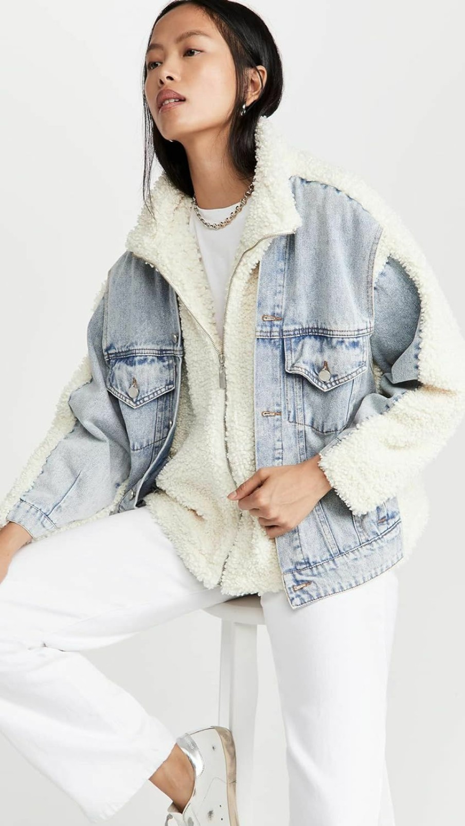 [BLANKNYC] [Blanknyc] Womens Luxury Clothing Sherpa Jacket, Comfortable & Stylish Coat | Coats, Jackets & Vests