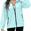 CRIPOM Rain Jacket Women Waterproof Lightweight Jacket With Hood Packable Raincoat With Pockets S-Xxl | Coats, Jackets & Vests