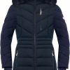 Michael Michael Kors Michael Michael Kors Women'S Black Chevron Faux Fur Hooded Couat | Coats, Jackets & Vests