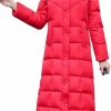 chouyatou Chouyatou Women'S Winter Over Knee Removable Hooded Maxi Long Puffer Down Coat | Coats, Jackets & Vests