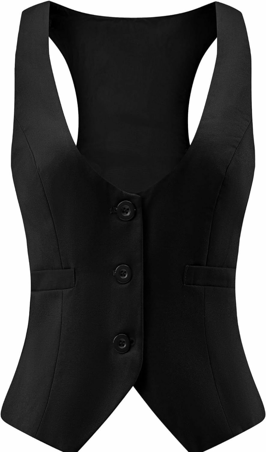 V VOCNI V Vocni Suit Vest For Women Waistcoat Vest Vintage Steampunk Dressy Casual Racerback Vest Jacket | Coats, Jackets & Vests