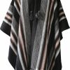 Generic Deluxe Alpaca Wool Hooded Poncho - Embrace Andean Elegance & Warmth - Authentic Design For Unmatched Style & Comfort | Coats, Jackets & Vests