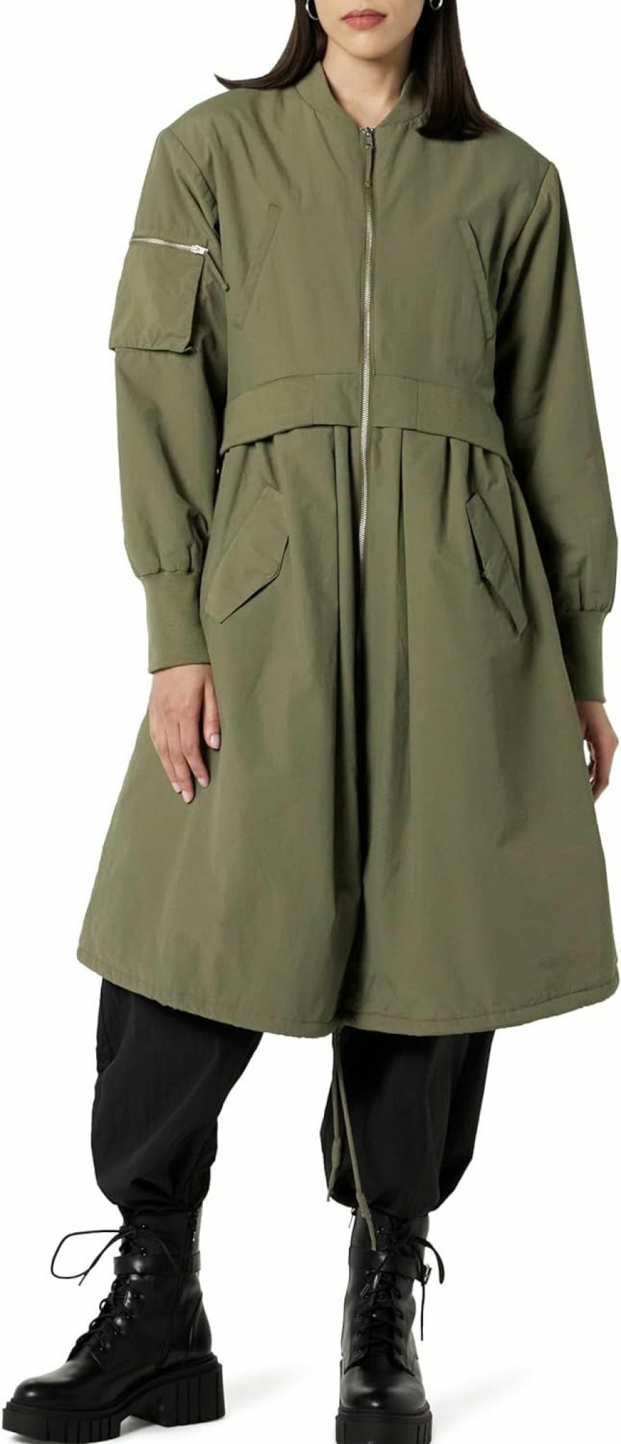 The Drop The Drop Women'S Double Layer Bomber Coat | Coats, Jackets & Vests