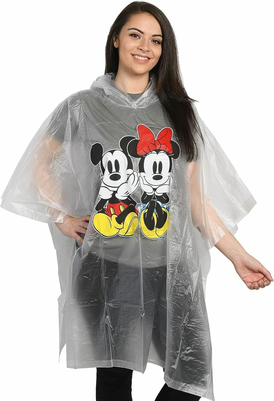 Disney Disney Rain Poncho Hoodie Print Uni (Adult) (Mickey & Minnie Mouse) | Coats, Jackets & Vests