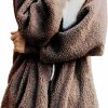 Yanekop Yanekop Women Oversized Sherpa Jackets Fuzzy Fleece Hoodies Zip Up Outerwear Coat With Pockets | Coats, Jackets & Vests