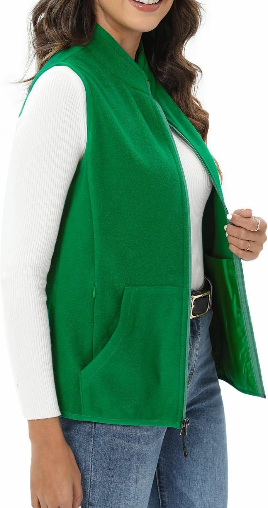 Xeoxarel Xeoxarel Women'S Fleece Vest With 6 Pockets (Xs-2Xl) | Coats, Jackets & Vests