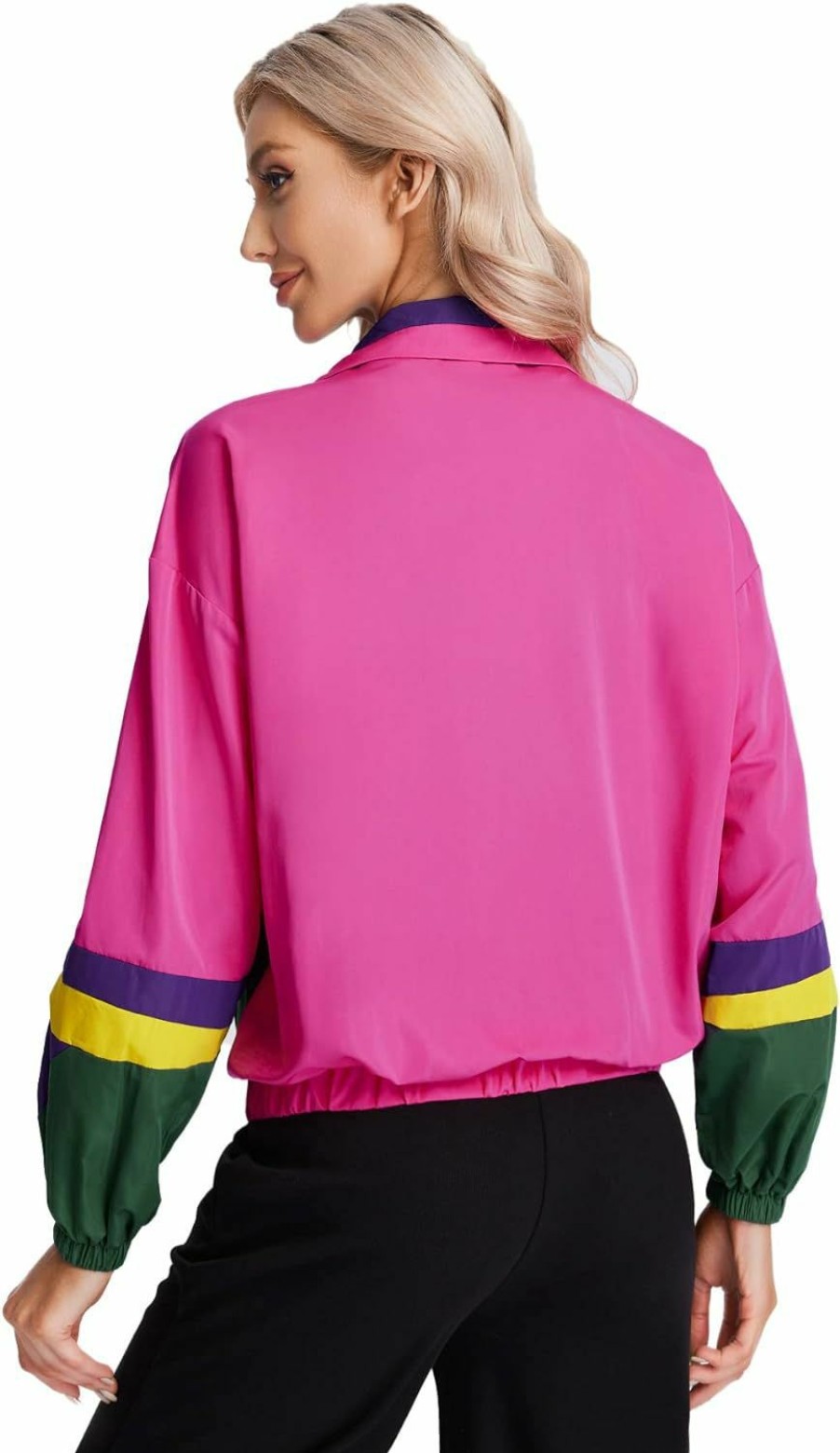 SweatyRocks Sweatyrocks Women'S Casual Lightweight Color Block Bomber Jacket | Coats, Jackets & Vests