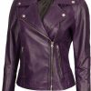 Blingsoul Blingsoul Leather Jacket Women - Asymmetrical Style Womens Leather Jacket | Coats, Jackets & Vests